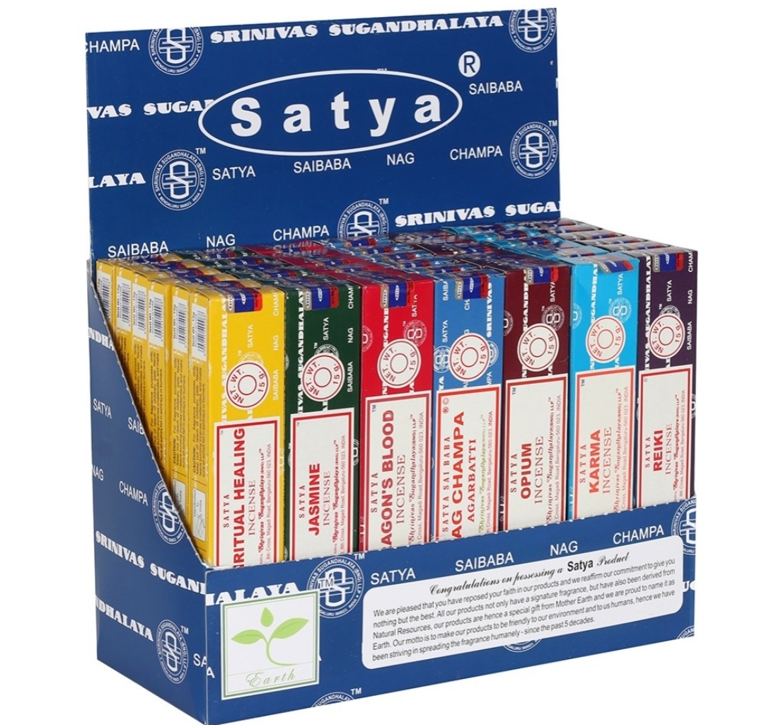 Satya suitsukevalikoima