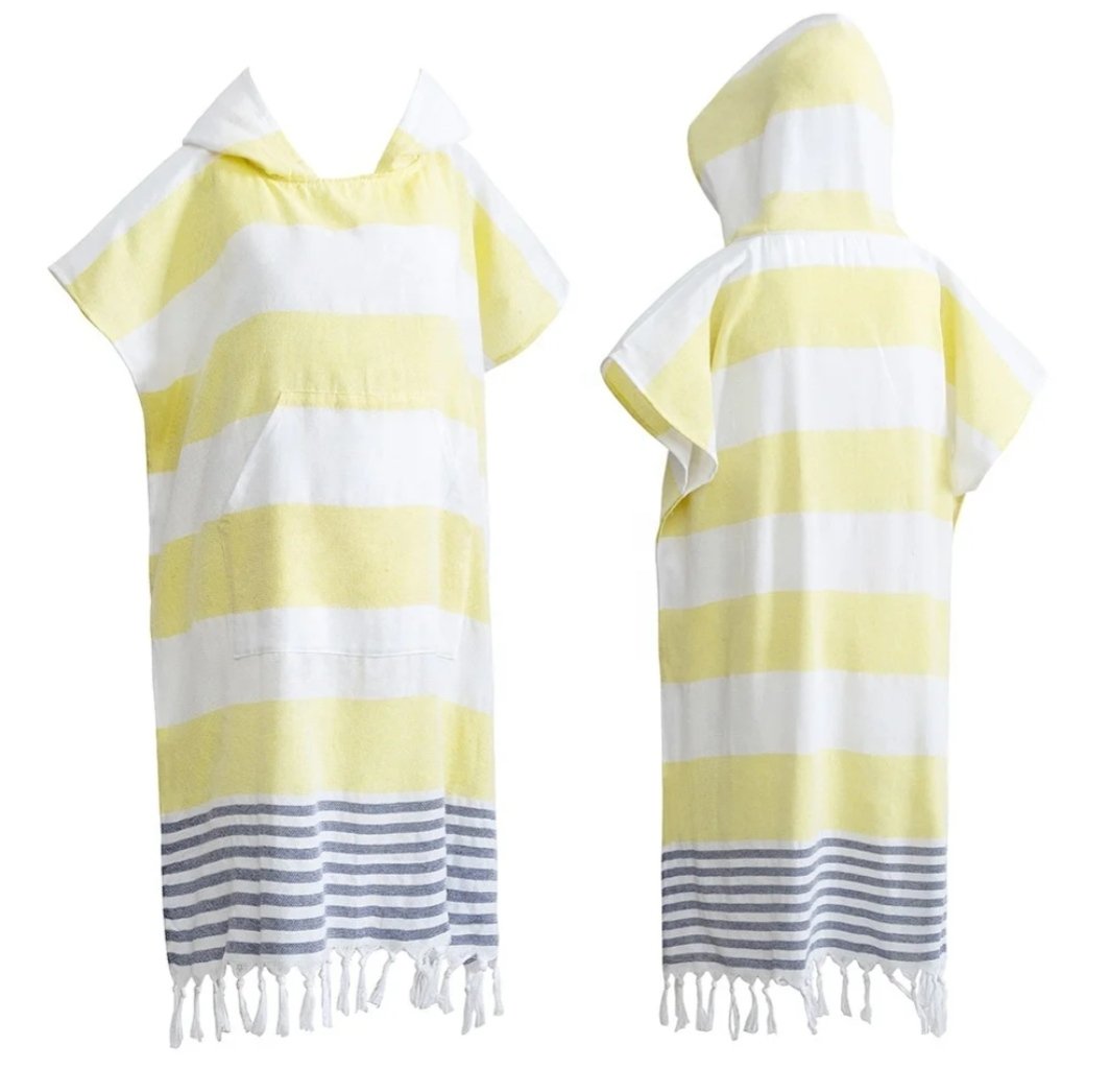 Hamam poncho keltainen