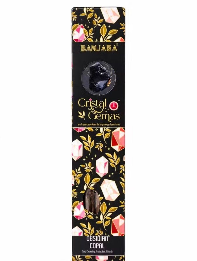 Banjara Cristal Gemas - Obsidian Copal