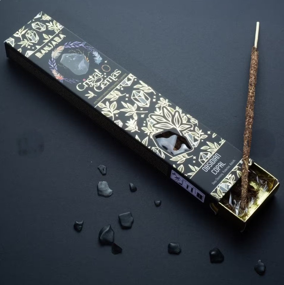 Banjara Cristal Gemas - Obsidian Copal - Image 3