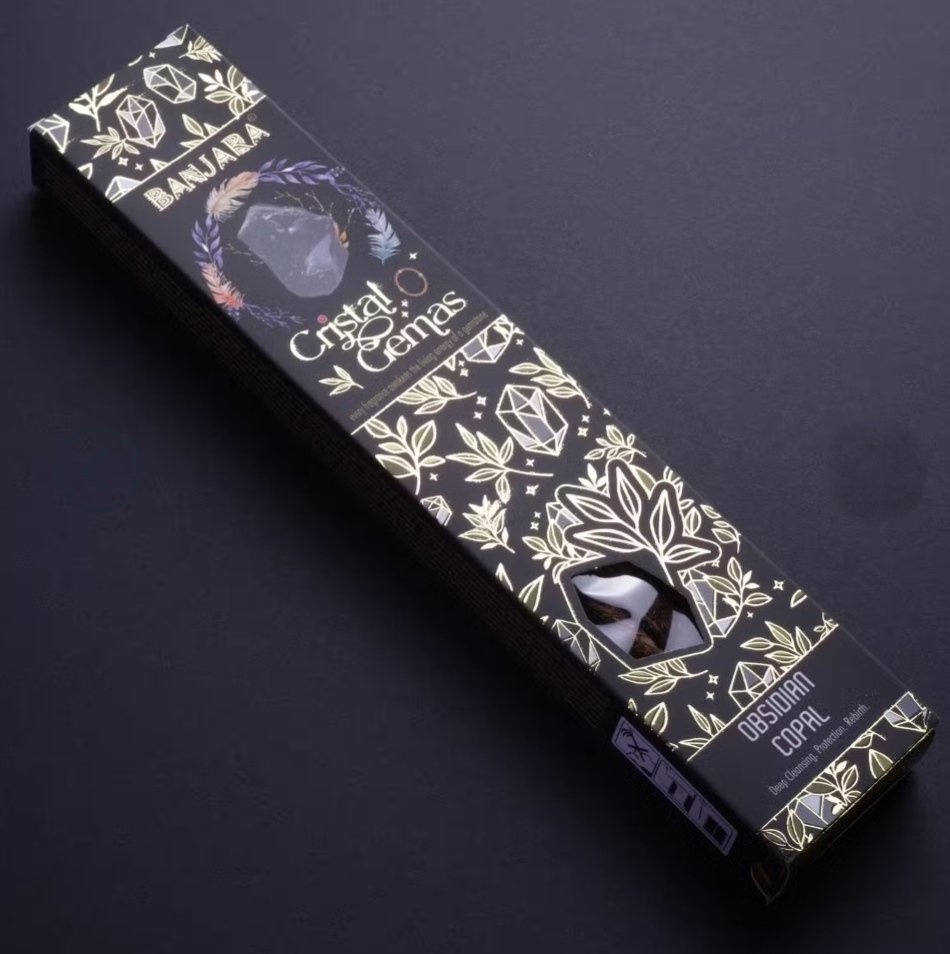 Banjara Cristal Gemas - Obsidian Copal - Image 2