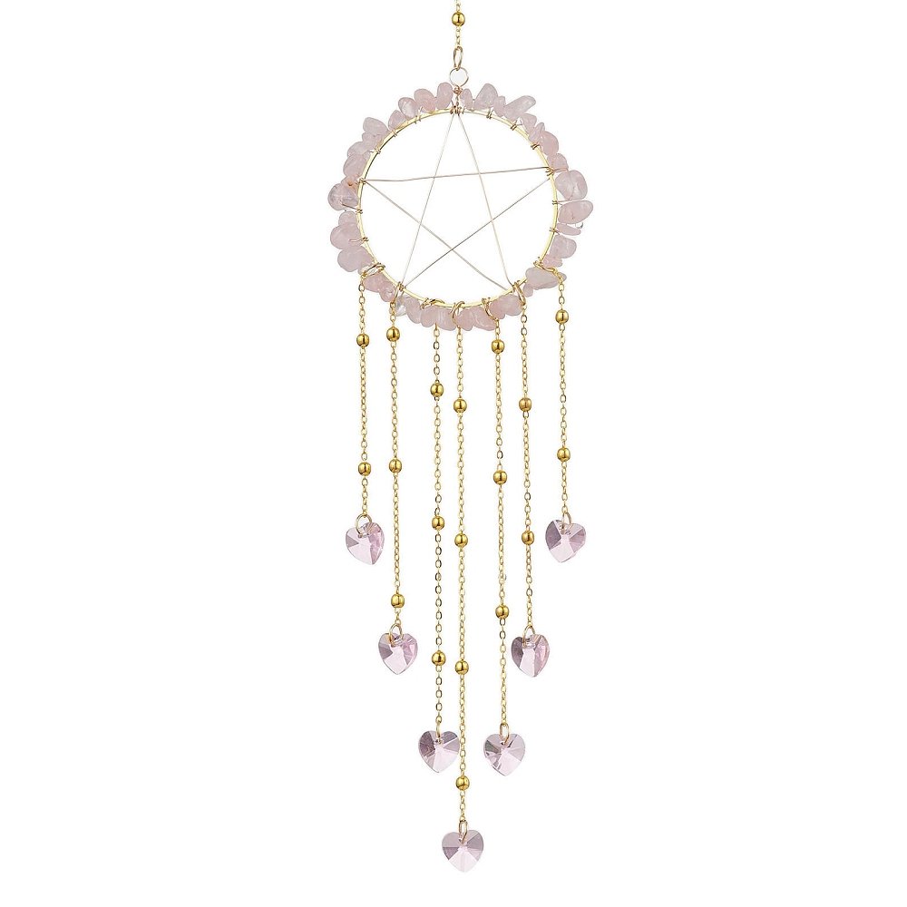 Ruusukvartsi suncatcher